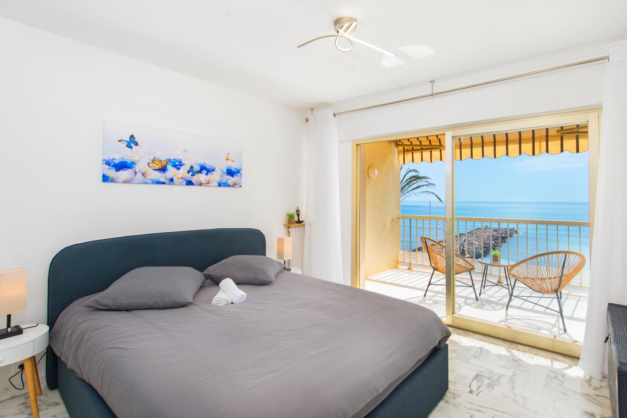 Roquebrune Plage - Terrace Splendid Sea View - BW Екстер'єр фото