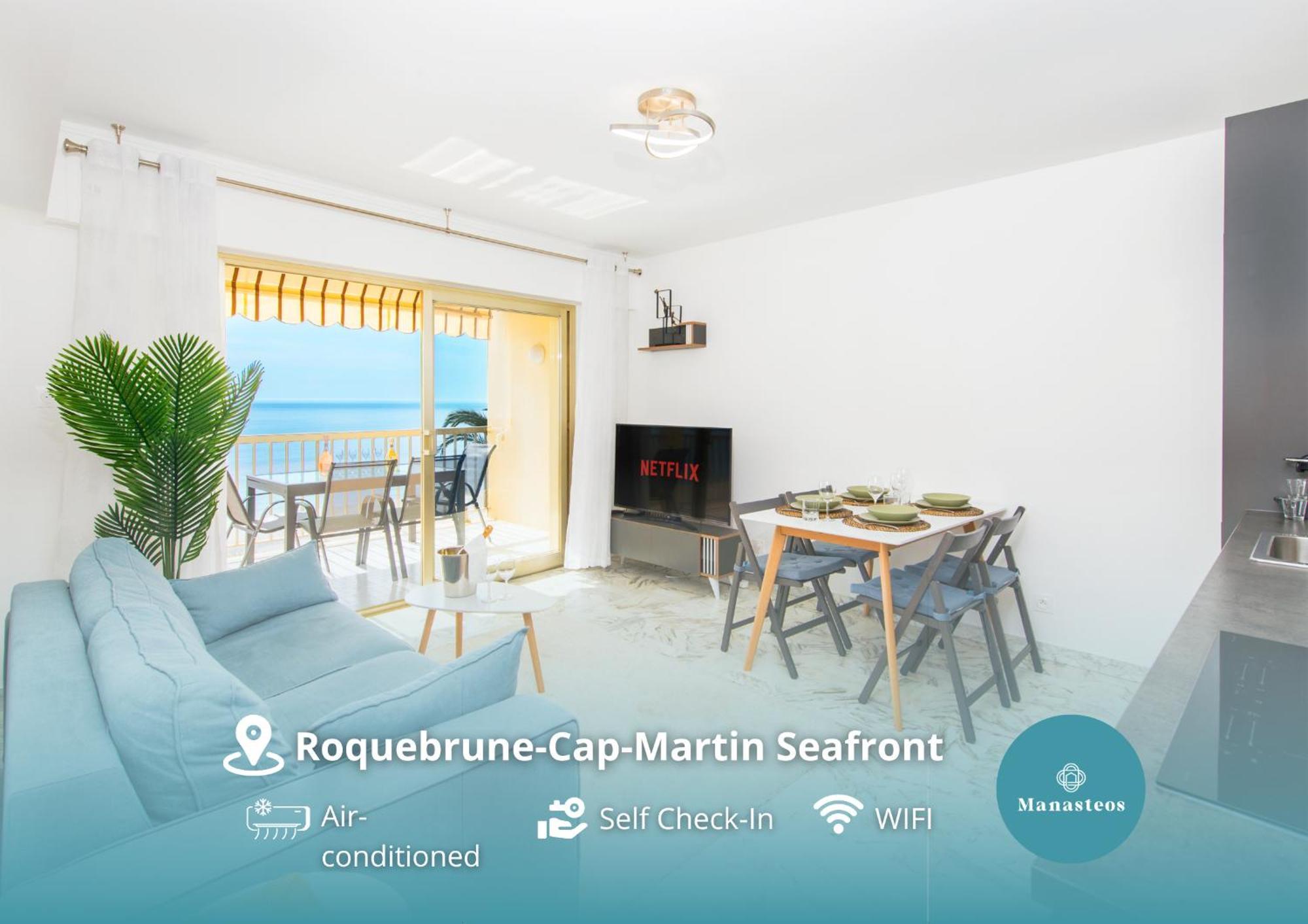 Roquebrune Plage - Terrace Splendid Sea View - BW Екстер'єр фото
